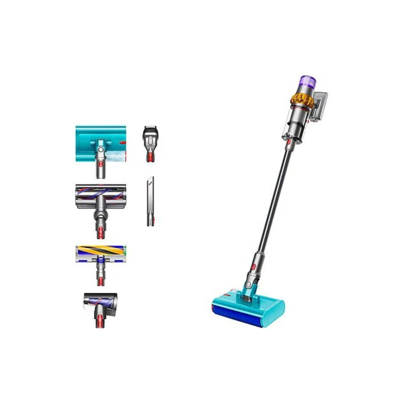 DYSON V15s DETECT SUBMARINE scopa elettrica senza filo, Senza sacco, 660 W - ASP-DYv15